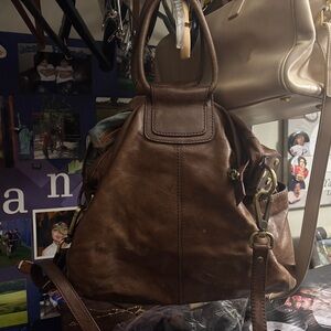 Hobo Classic Brown Leather Tote Bag - Women's Everyday Shoulder Bag